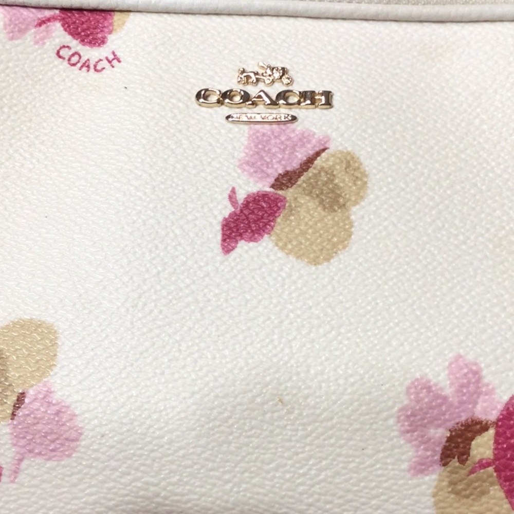 Coach Floral Crossbody And Wristlet